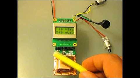 Solid State Radiation Detector with LCD