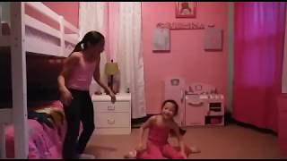 Gymnastics Challenge Ashley And Breanna