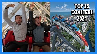 My Top 25 Roller Coasters in 2024