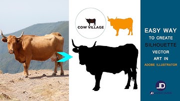 How to Create Silhouette vector art in adobe Illustrator