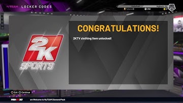 NBA 2K20 locker code that never expires!
