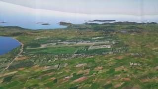 JFOX Flight Simulator 180 degree curved screen visuals setup