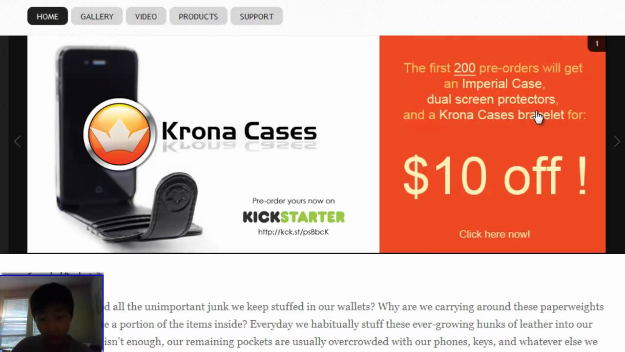 [KronaCases.com] KICKSTARTER SUPPORT NEEDED!