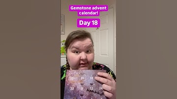 Day 18 of opening a gemstone advent calendar! #gemstoneadventcalendar #adventcalendar #christmas
