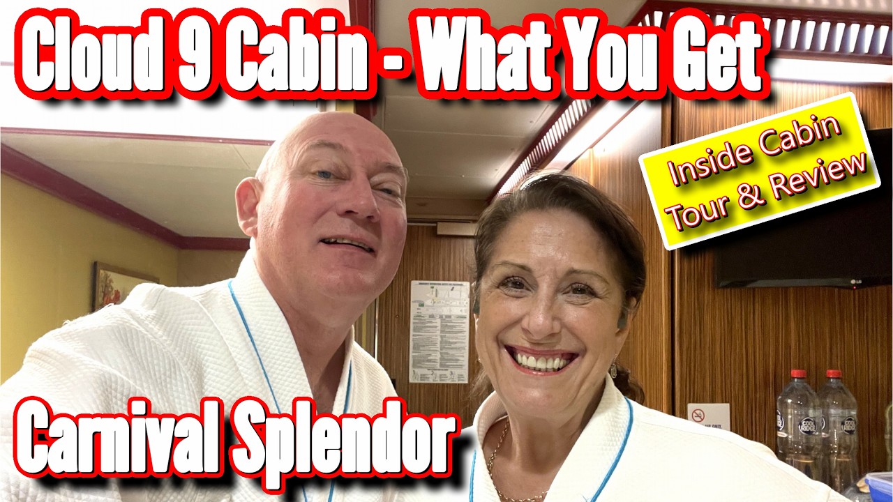 Is a Cloud 9 Spa Inside Cabin Worth It? Carnival Splendor Cruise Cabin Tour, Review & What You Get.