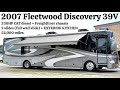 2007 Fleetwood Discovery 39V A Class 330HP CAT Diesel Pusher from Porter’s RV Sales - $74,900