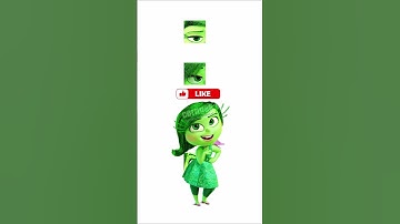 Which One is Correct Disgust Eye ?? From Inside Out #youtubeshorts #viral