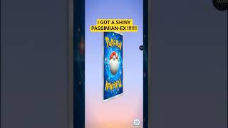 I GOT A SHINY PASSIMIAN-EX #shorts #pokemon #pokemontcgpocket #shinypokemon #alola #foryou #fyp