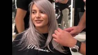 Toner-ing Hair Transformation using Mounir Products - YouTube