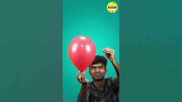 The science behind why a balloon pops when squirted with an orange peel 🍊🎈| Balloon vs Orange  |