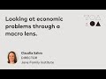 Looking at economic problems through a macro lens. With Claudia Sahm.