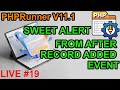 SWEET ALERT AFTER RECORD ADDED | XLINESOFT | LIVE 19
