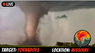 🔴 Tornado Threat Increasing Across Missouri - LIVE STORM CHASER