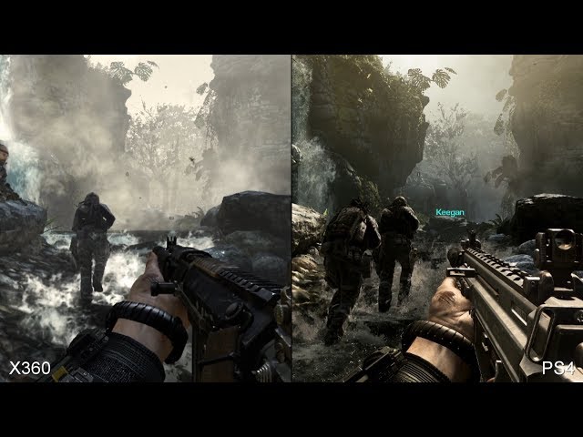 CoD Ghosts PS3 vs CoD Ghosts PS4 