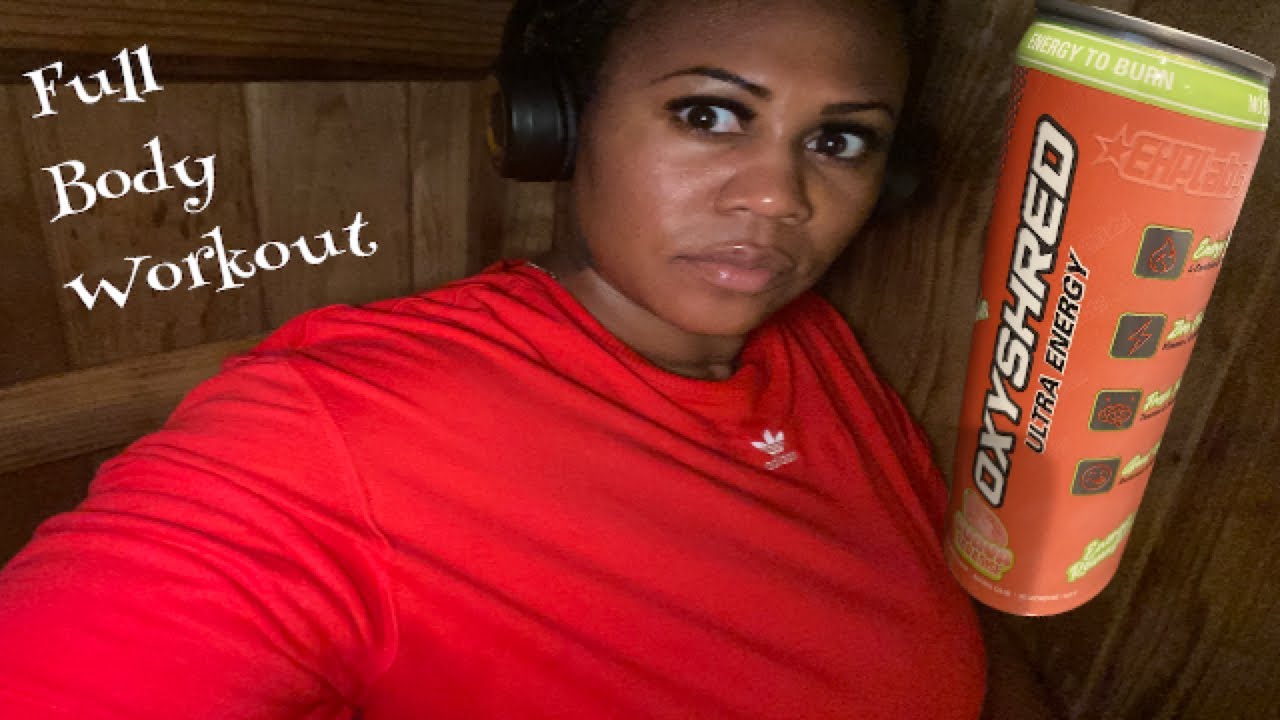 Drinking Oxyshred motivates me to complete a full body workout