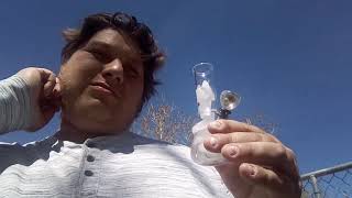Riverboy smokin an ice bong