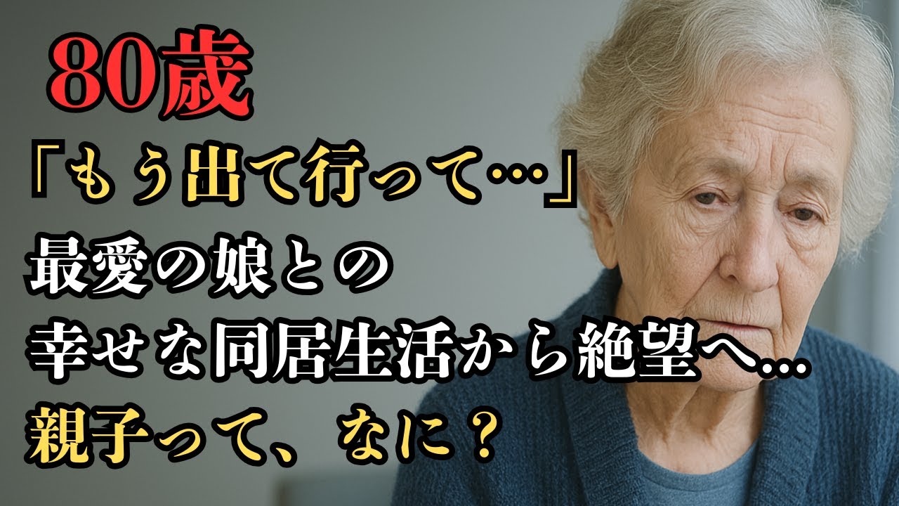 80歳、娘に「もう出て行って」と言われた母の本音。老後に訪れた家族の崩壊