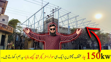 150kw Solar Structure Installation #solarstructure #solarfabrication