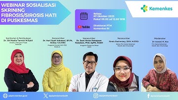 Webinar Sosialisasi Skrining Fibrosis/Sirosis Hati di Puskesmas