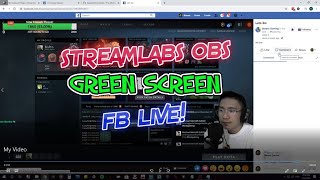 How to stream a PC game on streamlabs obs | Green Screen Tutorial