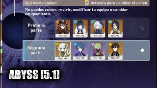 Genshin Impact Espiral del Abismo [5.1] - ft Hutao descendentes / Sobreflorecimiento