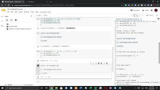 Lecture 3.3 System of Linear equations Python