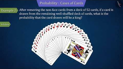 Probability: Cases of Cards | Part 2/3 | English | Class 10