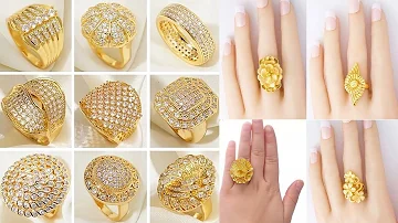 latest gold ring designs ||latest arabic gold ring design 2022