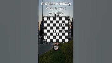 Chess puzzle series 🧩929/5334 #chess #puzzle #learnchesstactics #magnuscarlsen #polgar #chessbooks