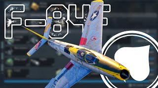 Spading And Reviewing Rank 5 Usa F-84F Thunderstreak
