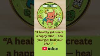 A Healthy Gut Creates a Happy Mind 🌿✨ | Morning Gut Health Motivation #womenshealth #antiaging