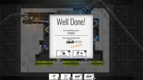 Bridge Constructor Portal - Level 53