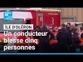 Ref:X3Te7TGYndk �le d'ol�ron : un conducteur blesse volontairement cinq personnes france 24