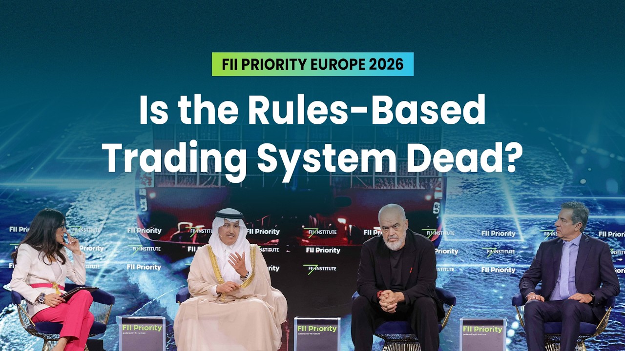Tariffs, Trade, and the new geo-economic order | FII PRIORITY Europe 2026 | Day 1