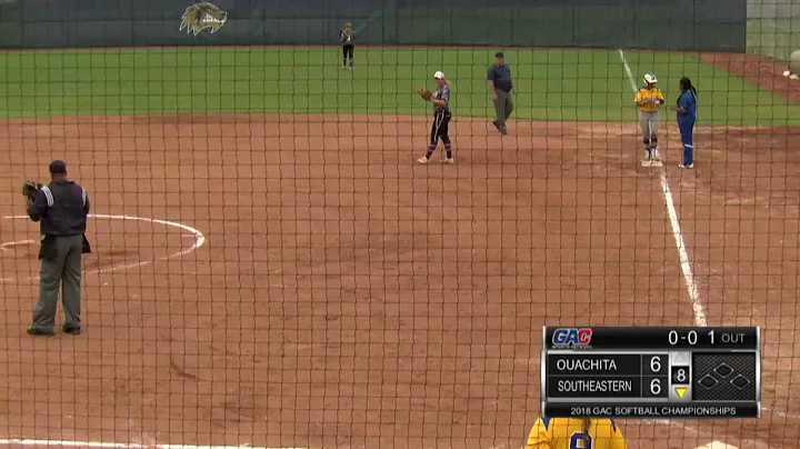 2018 GAC Softball Championship Tournament Southeastern vs Ouachita
