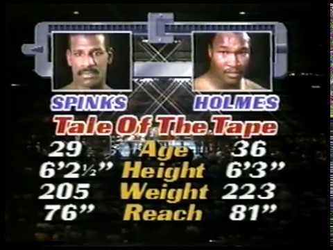 Boxing 1986 WBC Heavyweight Title Fight Larry Holmes Vs Michael Spinks Fight II 