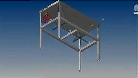 Adjustable Table Design Animation