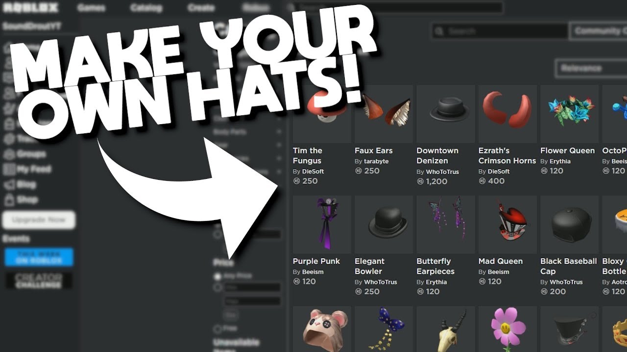 Roblox Added Custom Hats Ugc Hats Youtube