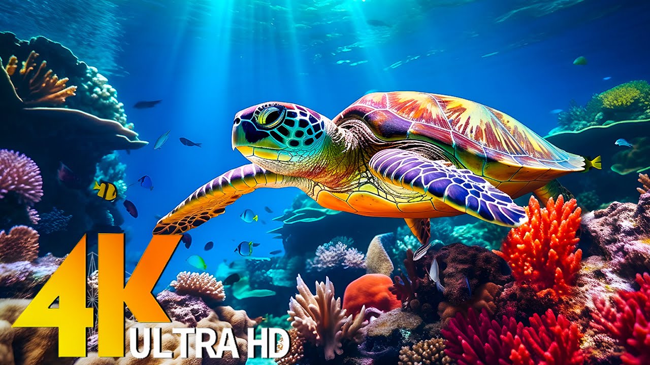 OCEAN LIFE 4K [60FPS] - Relaxing Oceanscapes - Sleep Meditation 4K UHD ...