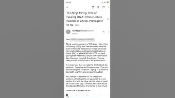 TCS IRC Mail not Received TCS Ninja & TCS NQT | step by step test process questions error #shorts