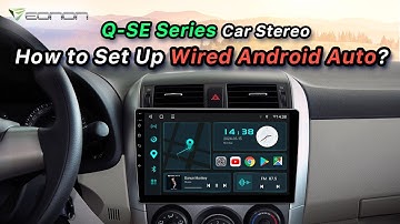 How to Set Up Wired Android Auto? | Eonon QSE Series Car Stereo