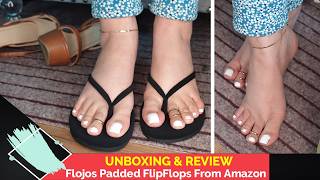 ●Unboxing & Review● Flojos Black FlipFlops From Amazon