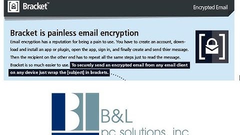Simple email encryption [Bracket]