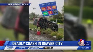 Deadly crash near Beaver