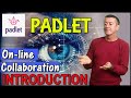 Teaching online: Clear Introduction to Padlet Online Collaboration Tool #teachingonline