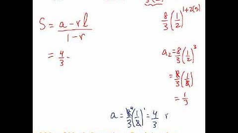 Geometric Series - Sigma Notation Question #8