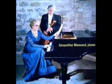 Jacqueline Blancard plays De Falla "Noches en los jardines de España"