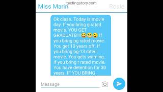 Rosie brings nc-17 rated movie to school/Grounded Rosie brings nc-17 rated movie to school/Grounded