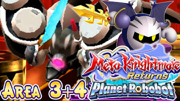 Kirby Planet Robobot Playthrough - Meta Knightmare Returns - Area 3+4
