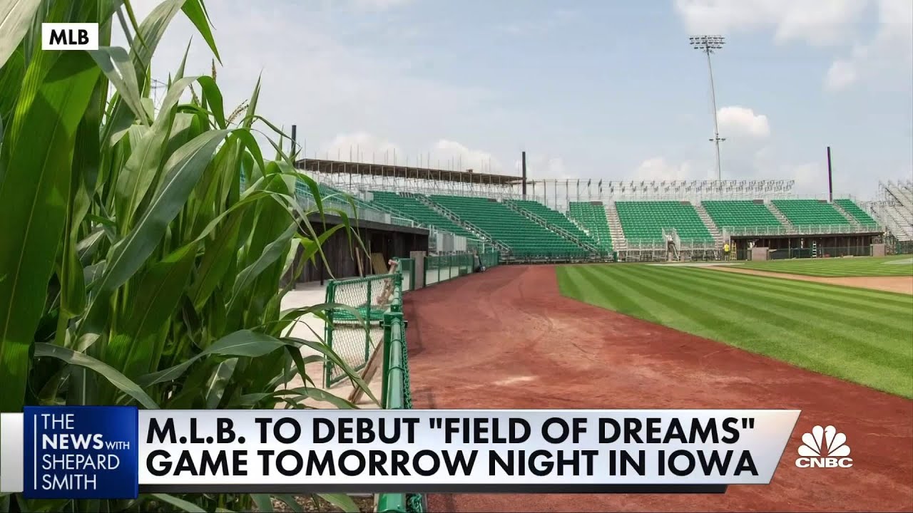 Field of Dreams game takes place tomorrow night in Iowa